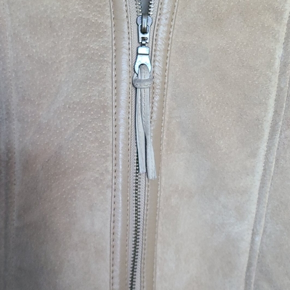 Shebang Suede Leather Jacket - Picture 11 of 14